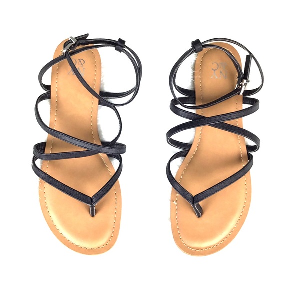 New York & Company Shoes - New York and Company Flats Sandals Size 7 Black